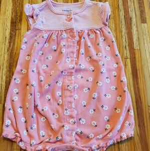 Carter's Ruffle Sleeve Daisy Romper